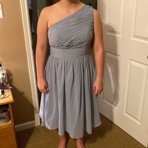 Dusty Blue Ladies Dress